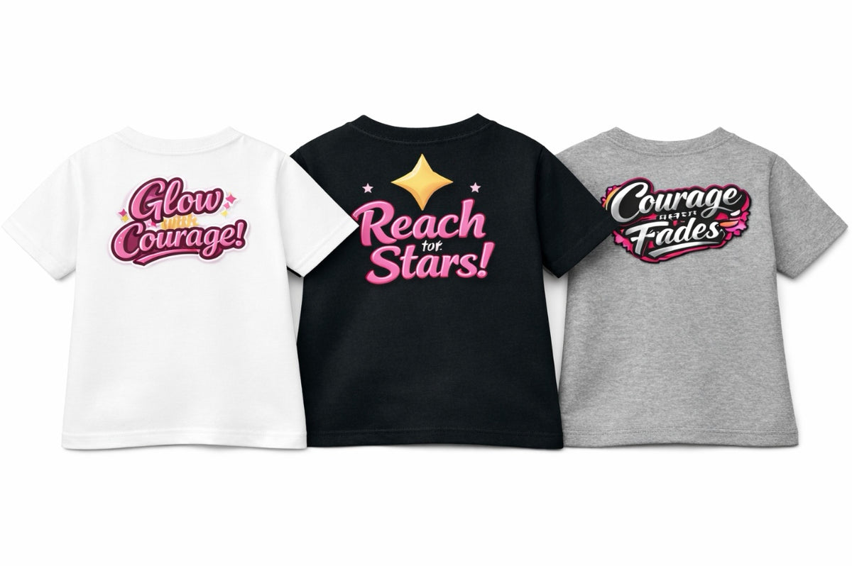 ROBO  Girls 3-Pack Empowerment Tees South Africa.
-Glow with Courage empowerment T‑shirt for girls

-Reach for the Stars cotton tee – ROBO GIRLS

-Courage Never Fades girls fashion T‑shirt